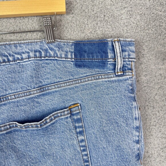 Abercrombie & Fitch 90s Straight Ultra High Rise Jeans NWT Women’s Sz 24L Blue - Picture 8 of 15